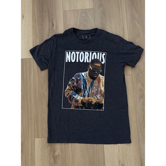 Brooklyn Mint Biggie Smalls Graphic T-Shirt Men's Small – Hip Hop Rap 90s Style - Picture 1 of 3